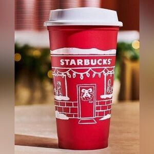 NEW Starbucks Christmas 2025 Red Cup Day 16oz
